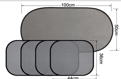 Juego de 5 Parasoles de Malla para Auto - Protección Solar Premium - Image 6