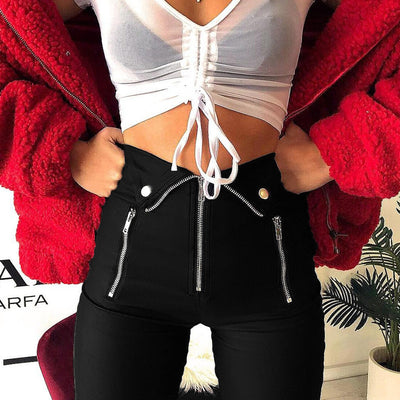 Pantalón Jogger con Cierre en Tobillo - Diseño Moderno Oscuro - Image 10