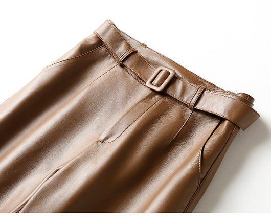 Pantalones de Cuero Cintura Alta - Image 8