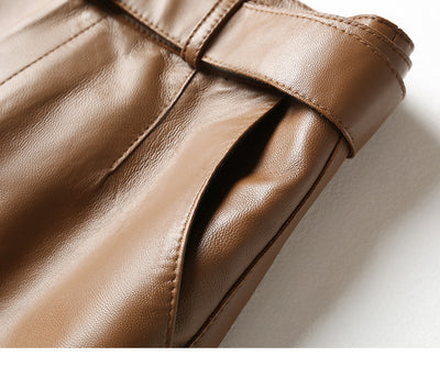 Pantalones de Cuero Cintura Alta - Image 9