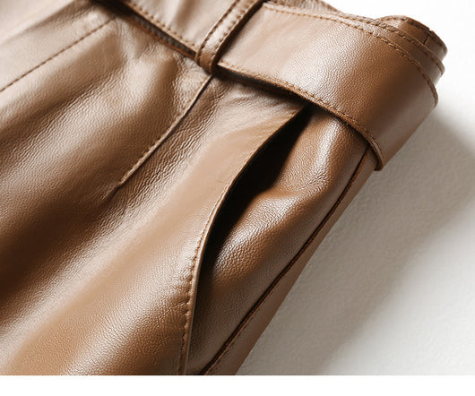 Pantalones de Cuero Cintura Alta - Image 9