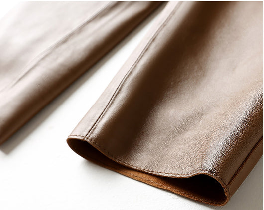 Pantalones de Cuero Cintura Alta - Image 11