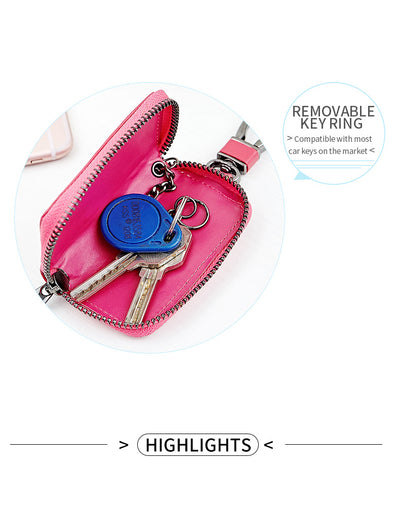 Estuche para Llaves de Cuero Tejido para Hombre - Image 8