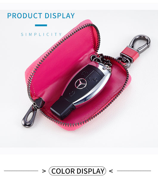 Estuche para Llaves de Cuero Tejido para Hombre - Image 11