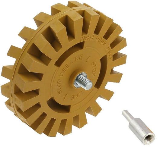 Disco Removedor de Pegamento Neumático 4 Pulgadas - Cabezal de Goma y Plástico - Image 4