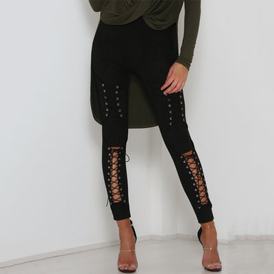 Pantalones de Pana Terciopelada con Cordones - Image 13