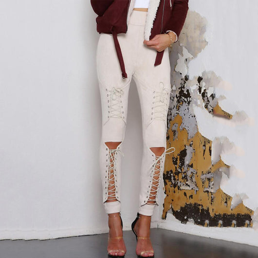 Pantalones de Pana Terciopelada con Cordones - Image 19