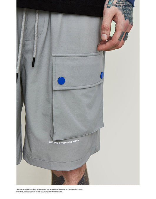 Shorts Casuales de Verano con Cordón Elástico y Bolsillos Japoneses - Image 8