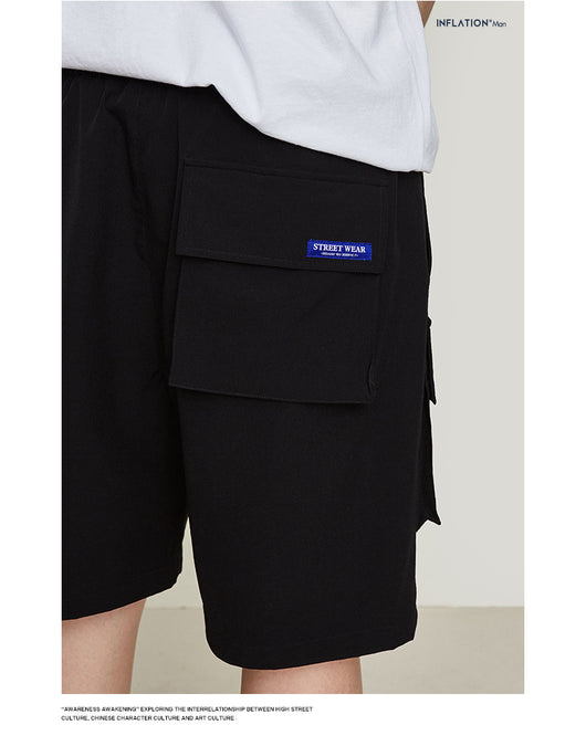 Shorts Casuales de Verano con Cordón Elástico y Bolsillos Japoneses - Image 13