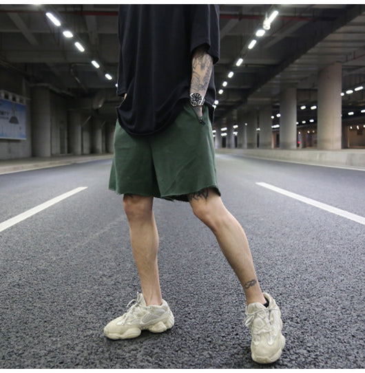 Shorts de Algodón Terry Liso Oversized - Image 21