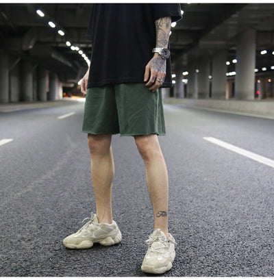 Shorts de Algodón Terry Liso Oversized - Image 22
