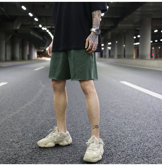 Shorts de Algodón Terry Liso Oversized - Image 22