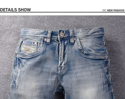 Jeans Rotos Hombre Estilo Europeo y Americano - Image 9