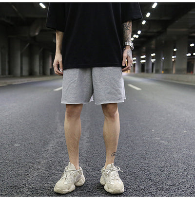 Shorts de Algodón Terry Liso Oversized - Image 24