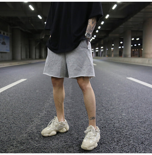 Shorts de Algodón Terry Liso Oversized - Image 25