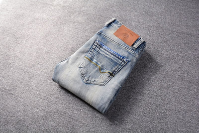 Jeans Rotos Hombre Estilo Europeo y Americano - Image 18