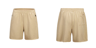 Shorts de Algodón Terry Liso Oversized - Image 32