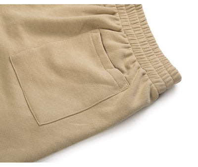 Shorts de Algodón Terry Liso Oversized - Image 37