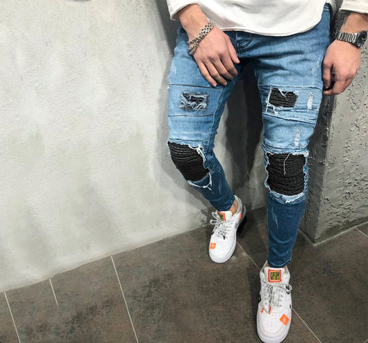 Jeans Azules Rotos para Hombre - Image 8