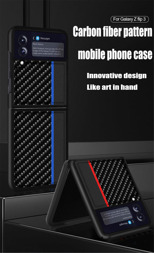 Funda Protectora de Fibra de Carbono con Diseño Bicolor - Image 6