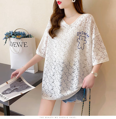Playera Básica de Manga Corta para Mujer - Cómoda y Versátil - Image 9