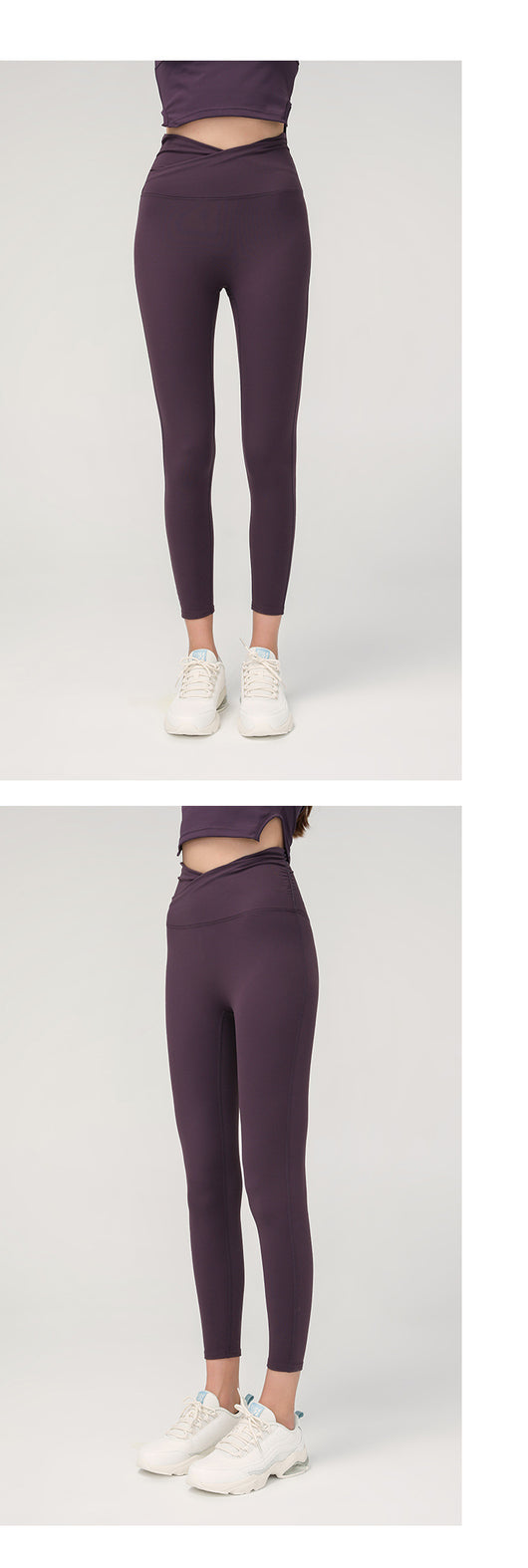 Pantalones Cropped Cintura Alta Ajustados - Image 4