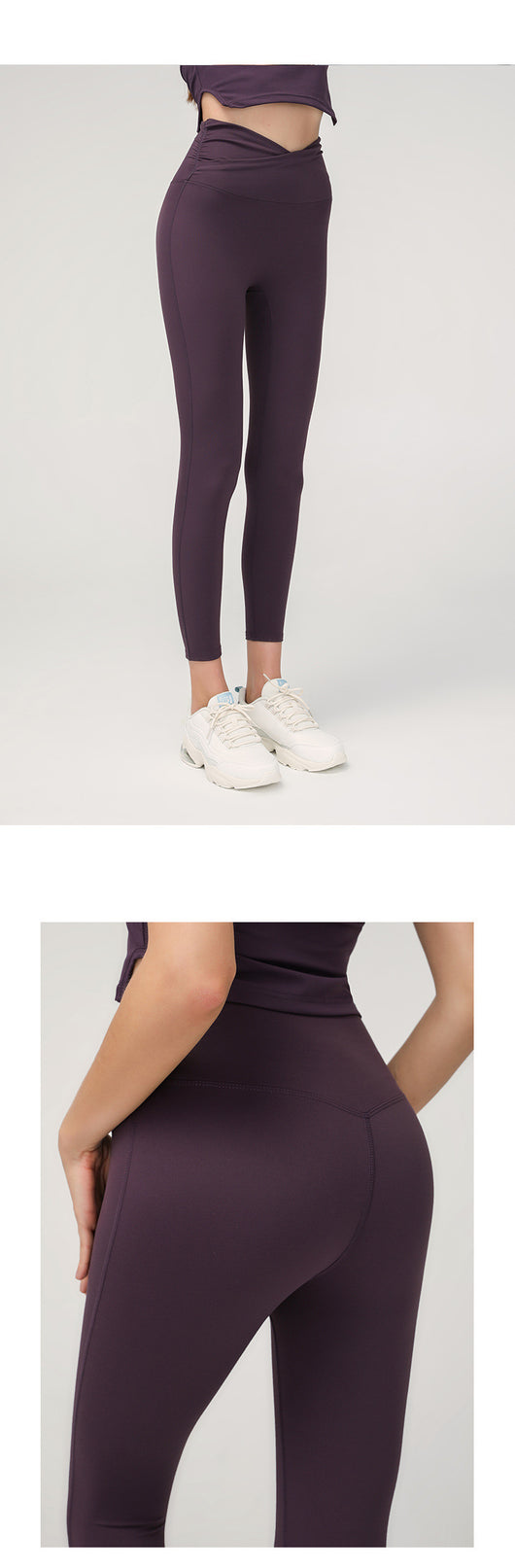 Pantalones Cropped Cintura Alta Ajustados - Image 5