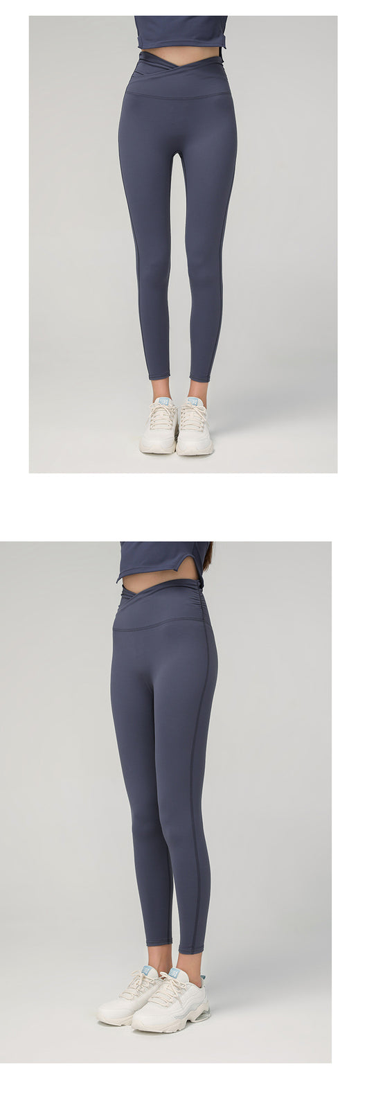 Pantalones Cropped Cintura Alta Ajustados - Image 6