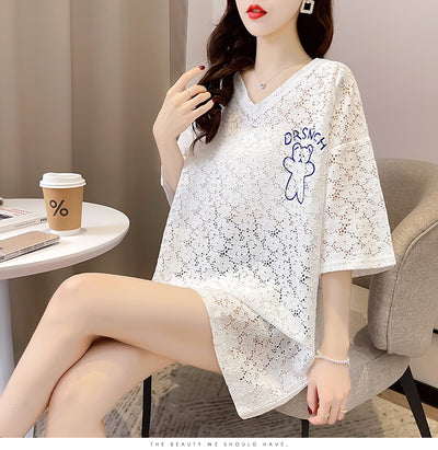 Playera Básica de Manga Corta para Mujer - Cómoda y Versátil - Image 14