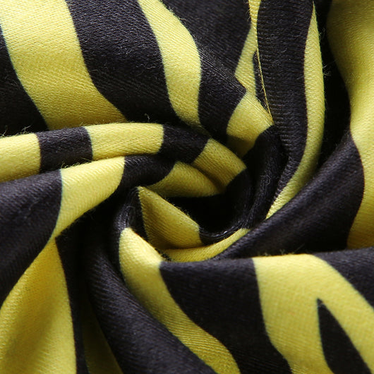 Pantalones de Chándal Estampado Cebra Amarillo - Image 11
