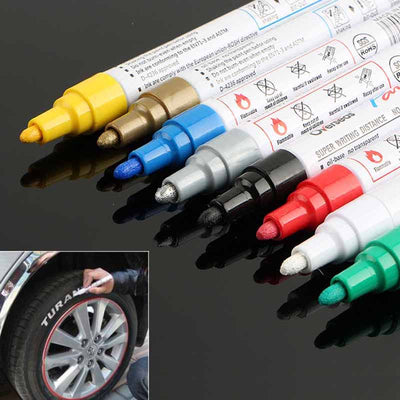 Marcador de Pintura Metálica Blanco - Pluma para Neumáticos y Proyectos DIY - Image 16