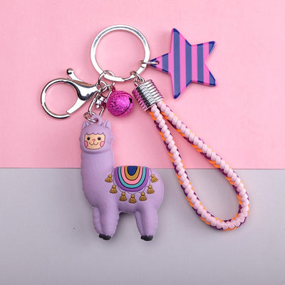 Llavero Alpaca Adorable de Diseño Cartoon - Image 3