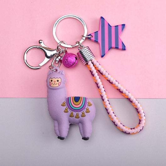 Llavero Alpaca Adorable de Diseño Cartoon - Image 3