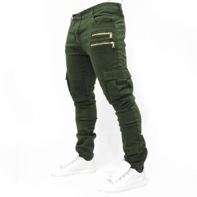 Pantalones Vaqueros Elásticos Trend Folds con Ajuste Perfecto - Image 9