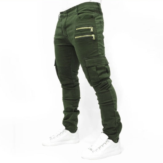 Pantalones Vaqueros Elásticos Trend Folds con Ajuste Perfecto - Image 9