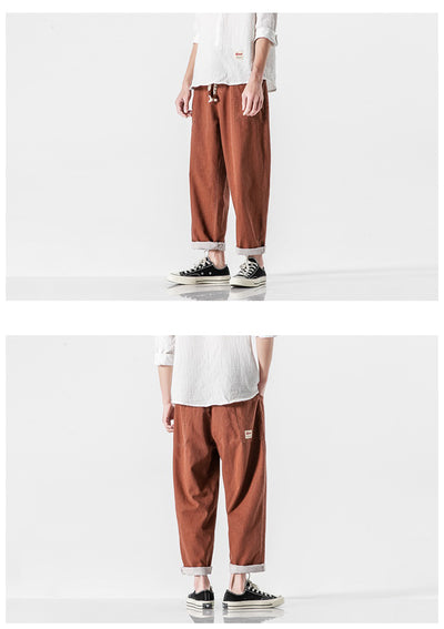 Pantalones Retro de Pierna Ancha Cintura Alta - Image 13