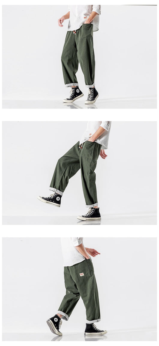 Pantalones Retro de Pierna Ancha Cintura Alta - Image 15