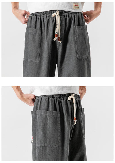 Pantalones Retro de Pierna Ancha Cintura Alta - Image 18