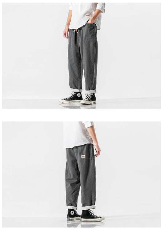 Pantalones Retro de Pierna Ancha Cintura Alta - Image 19