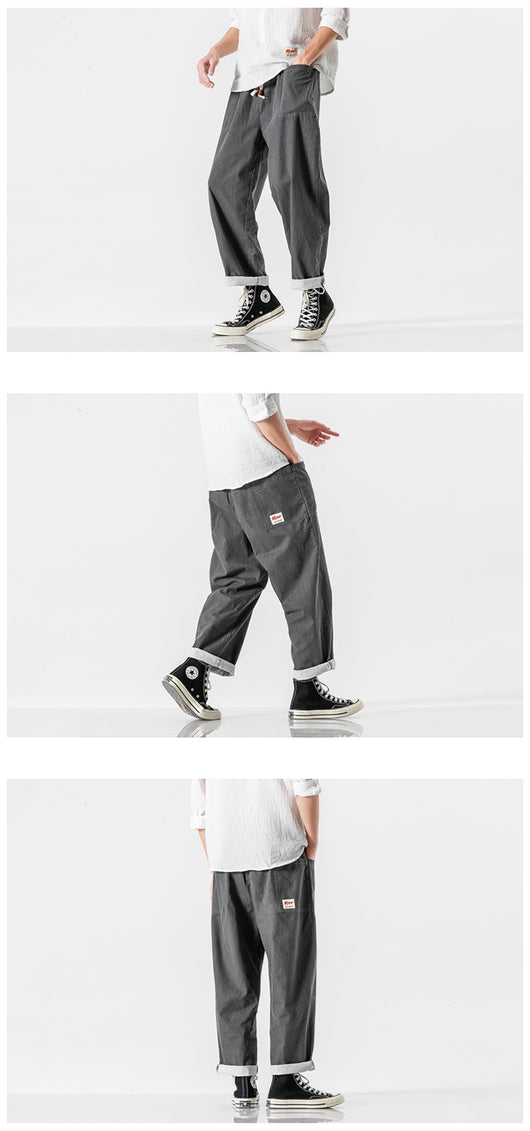 Pantalones Retro de Pierna Ancha Cintura Alta - Image 20