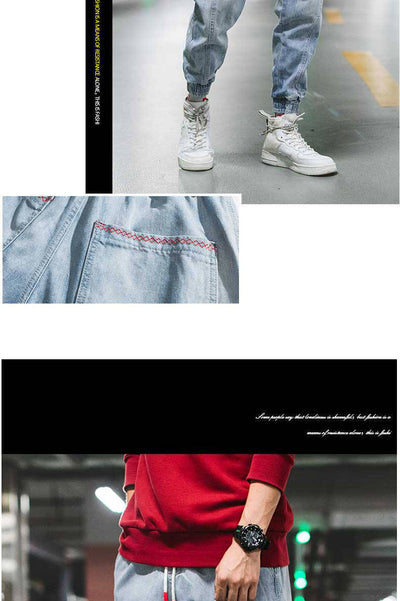 Pantalones Harem Jeans Sueltos Efecto Lavado - Image 3