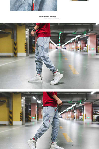 Pantalones Harem Jeans Sueltos Efecto Lavado - Image 4