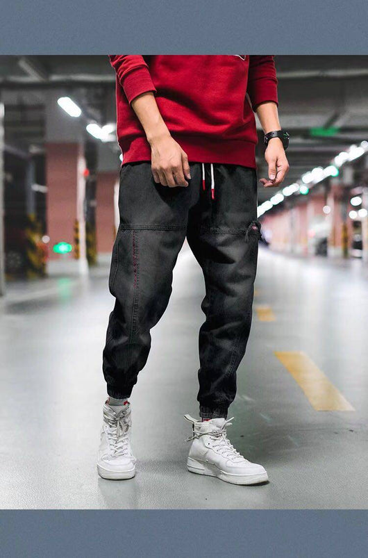 Pantalones Harem Jeans Sueltos Efecto Lavado - Image 8