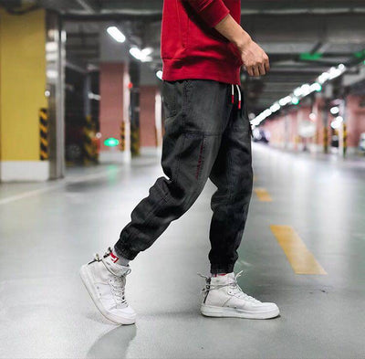 Pantalones Harem Jeans Sueltos Efecto Lavado - Image 10