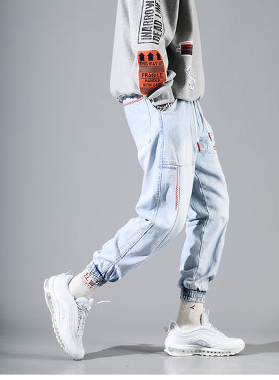 Pantalones Harem Jeans Sueltos Efecto Lavado - Image 11