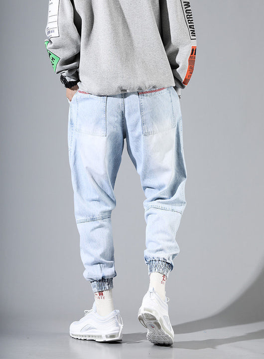 Pantalones Harem Jeans Sueltos Efecto Lavado - Image 12
