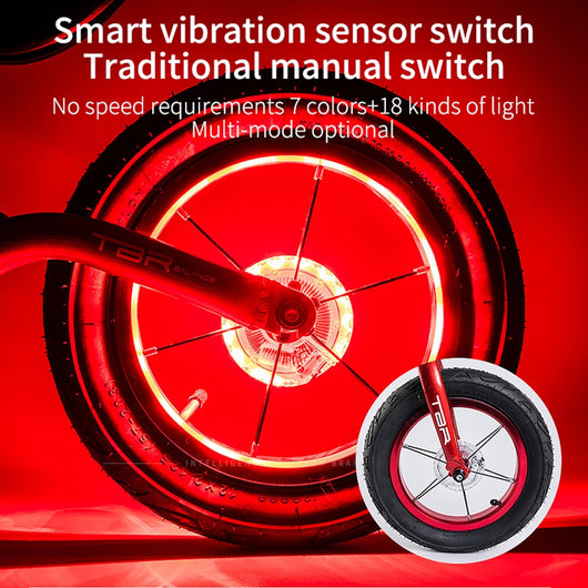 Luz LED para Ruedas de Bicicleta de Equilibrio - Accesorios de Seguridad Nocturna - Image 9