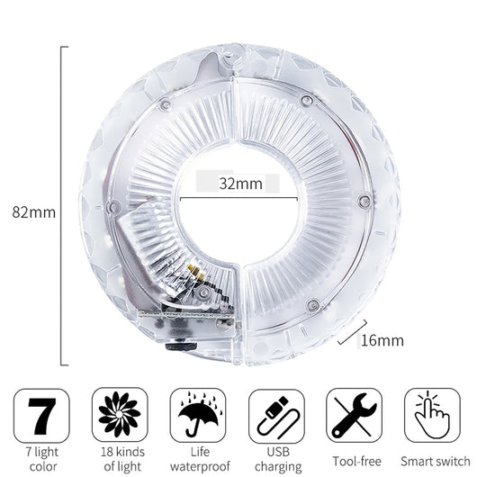 Luz LED para Ruedas de Bicicleta de Equilibrio - Accesorios de Seguridad Nocturna - Image 12