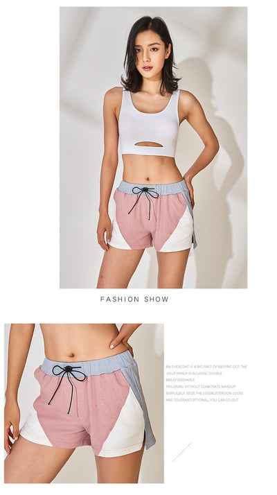 Shorts con Costuras Contrastadas y Cordones - Image 8