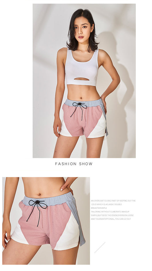 Shorts con Costuras Contrastadas y Cordones - Image 8